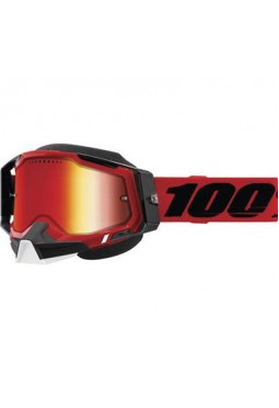 Antiparra RACECRAFT 2 Snowmobile -Ski/Snowboard-Red - Mirror Red Lens