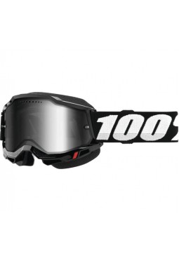 Antiparra ACCURI 2 Snowmobile-Ski/Snowboard- Black - Mirror Silver Lens