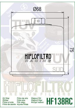 FILTRO ACEITE HIFLOFILTRO GSX600750/1100/KATANA/INTRUDER