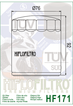 FILTRO ACEITE HIFLOFILTRO HARLEY DAVIDSON