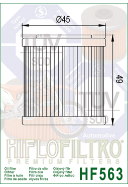 FILTRO ACEITE HIFLOFILTRO HUSQVARNA TE250