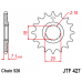 Piñon JT RM125 91-04 RMZ250 2007 13D Autolimpiante