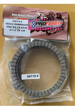 Discos de Embrague PROMX CR80 84/02 CR80RB 00/02 CR85R 03/07 CRF150 06/11 XR200R 86/02 TRX250 97/11