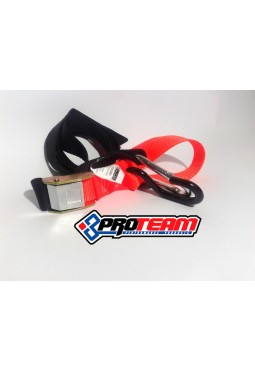 Juego de Zunchos PROTEAM MX 1-1/2" NEGRO/NARANJA