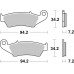 Pastilla Freno Frente Sinterizado 694RSI Honda CR-CRF Kawasaki KX-KXF Suzuki DRZ-RM-RMX-RMZ Yamaha YZ-YZF 