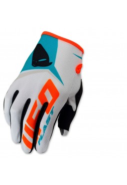 GUANTES VANGUARD GRIS CELESTE NARANJA