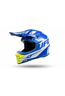 Casco Ufo Intrepid Azul - Blanco