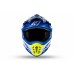 Casco Ufo Intrepid Azul - Blanco